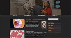 Desktop Screenshot of cornellwomenshealth.org
