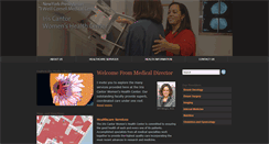 Desktop Screenshot of cornellwomenshealth.com